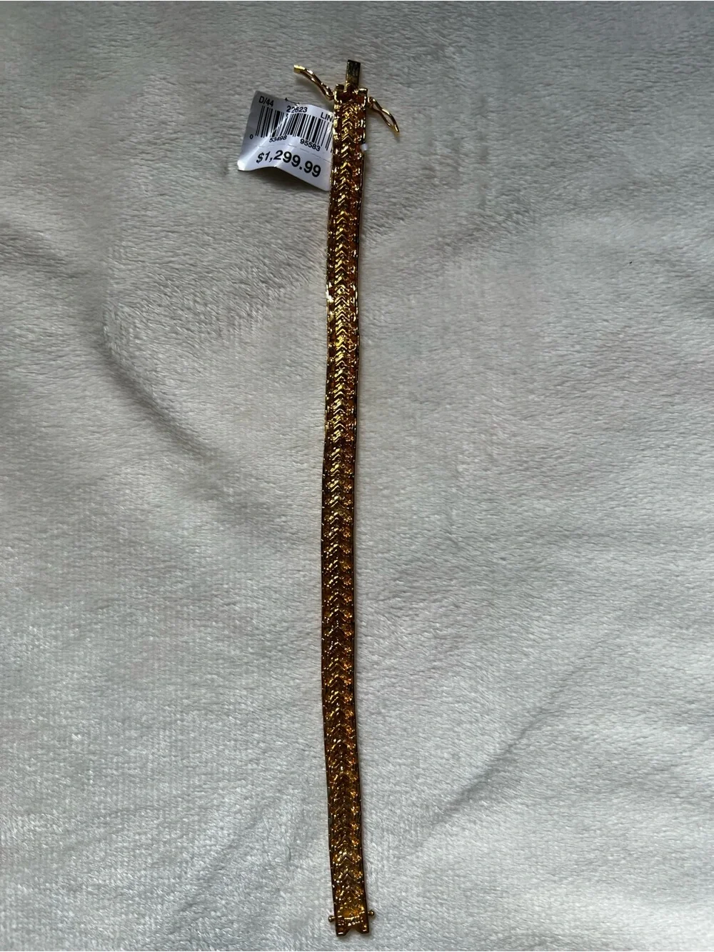 18K Gold-Over-Silver Bracelet with 2.00CTTW Diamonds